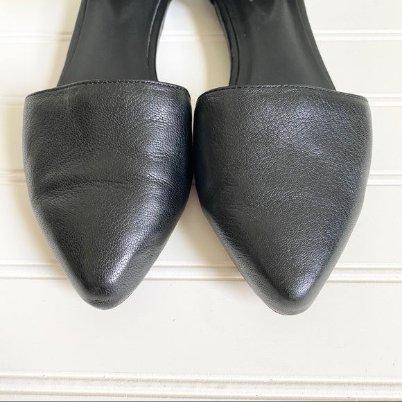 Eileen Fisher Black Allot Pointy Toe Flats 7.5 - Picture 6 of 14